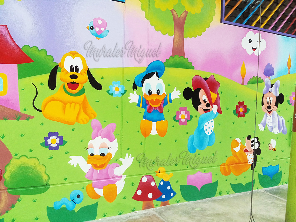 Murales infantiles y letreros 3d en MDF (trupán) para nidos, guaderías y colegios en Lima