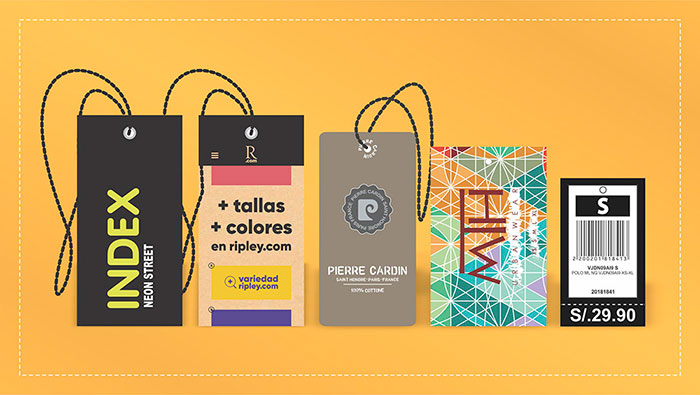 Hang tags y etiquetas para el sector textil
